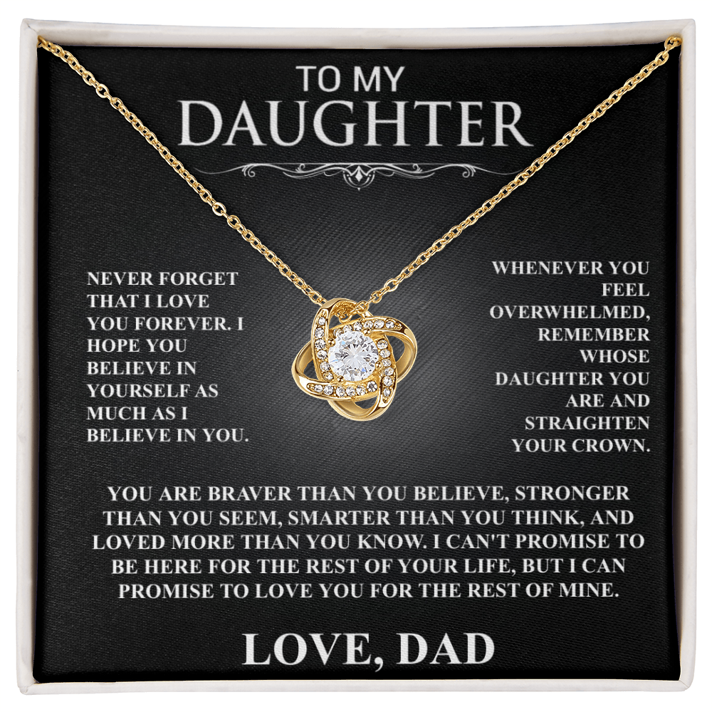 To My Daughter, I Will Love You For The Rest Of My Life