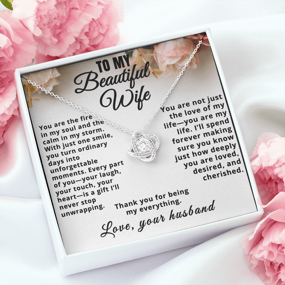 To My Beautiful Wife, Thank You For Being My Everything