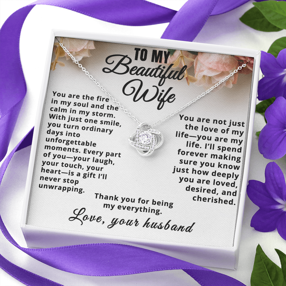 To My Beautiful Wife, Thank You For Being My Everything