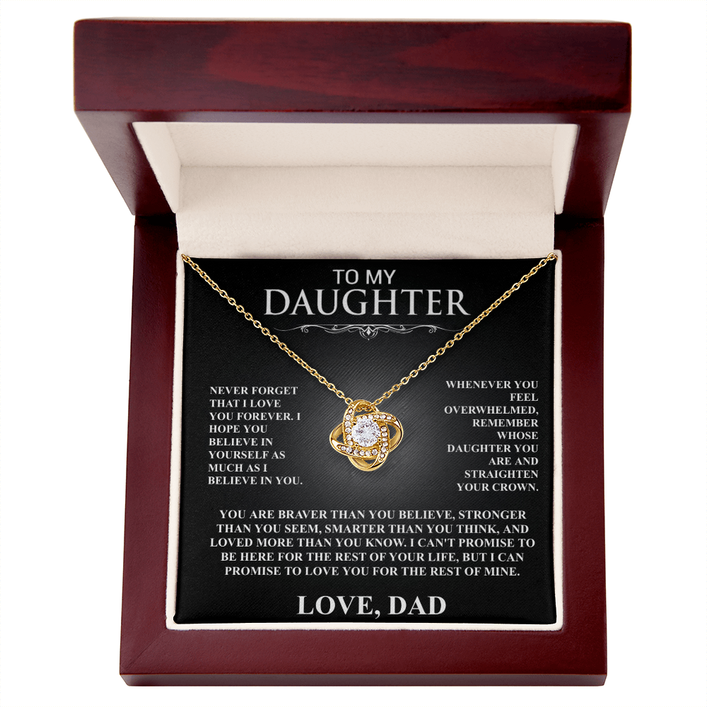 To My Daughter, I Will Love You For The Rest Of My Life