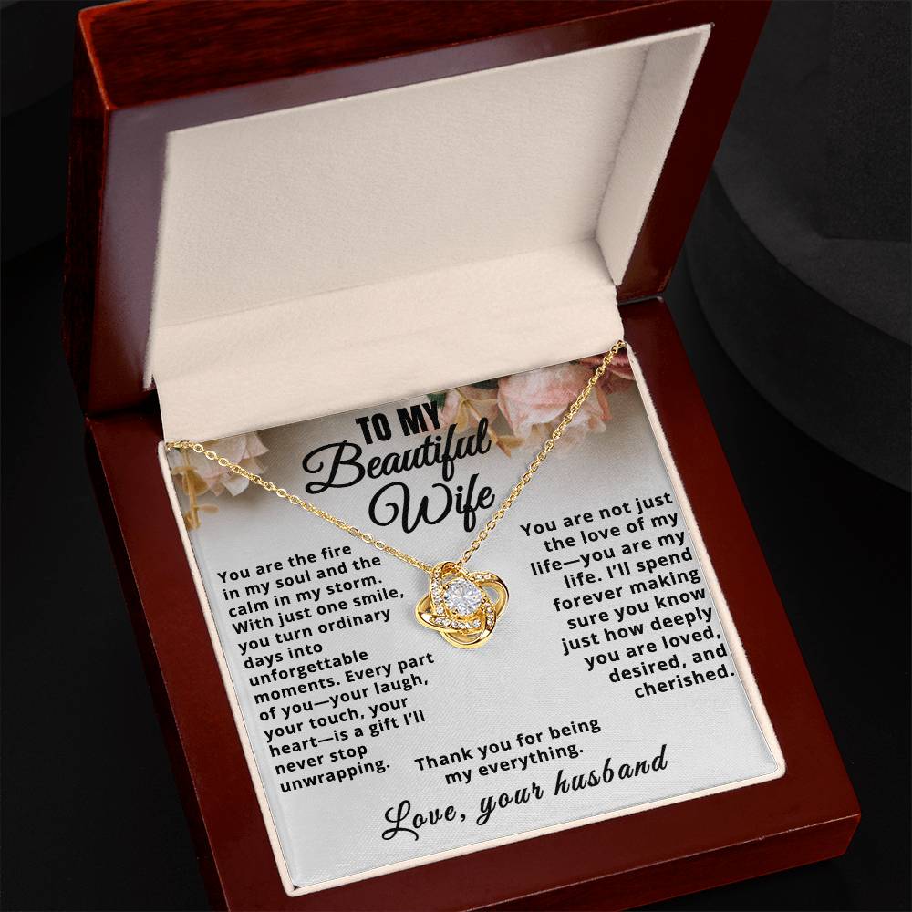 To My Beautiful Wife, Thank You For Being My Everything