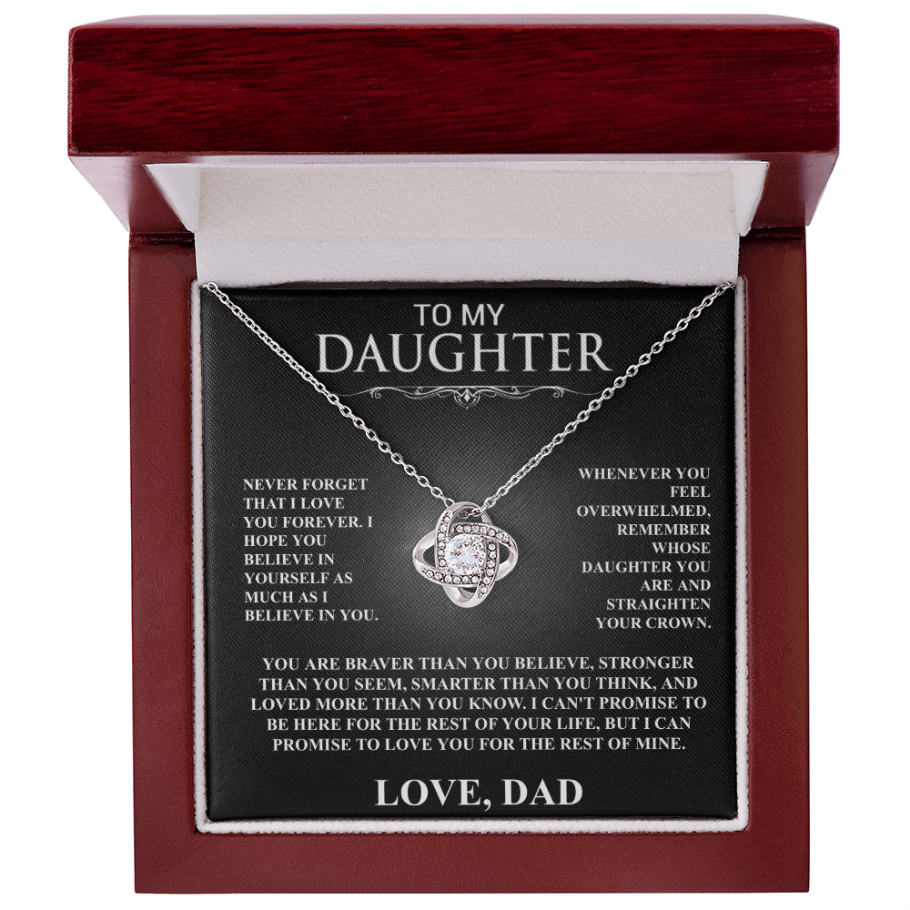 To My Daughter, I Will Love You For The Rest Of My Life