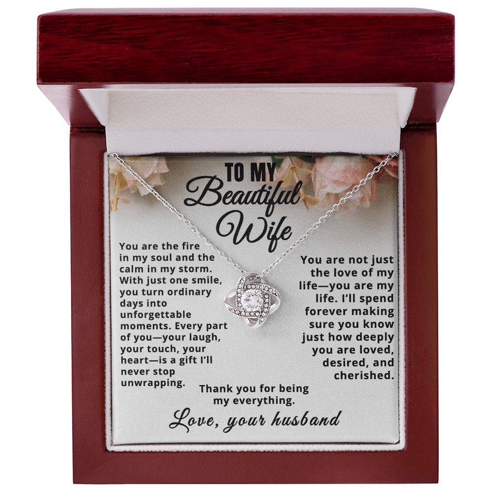 To My Beautiful Wife, Thank You For Being My Everything