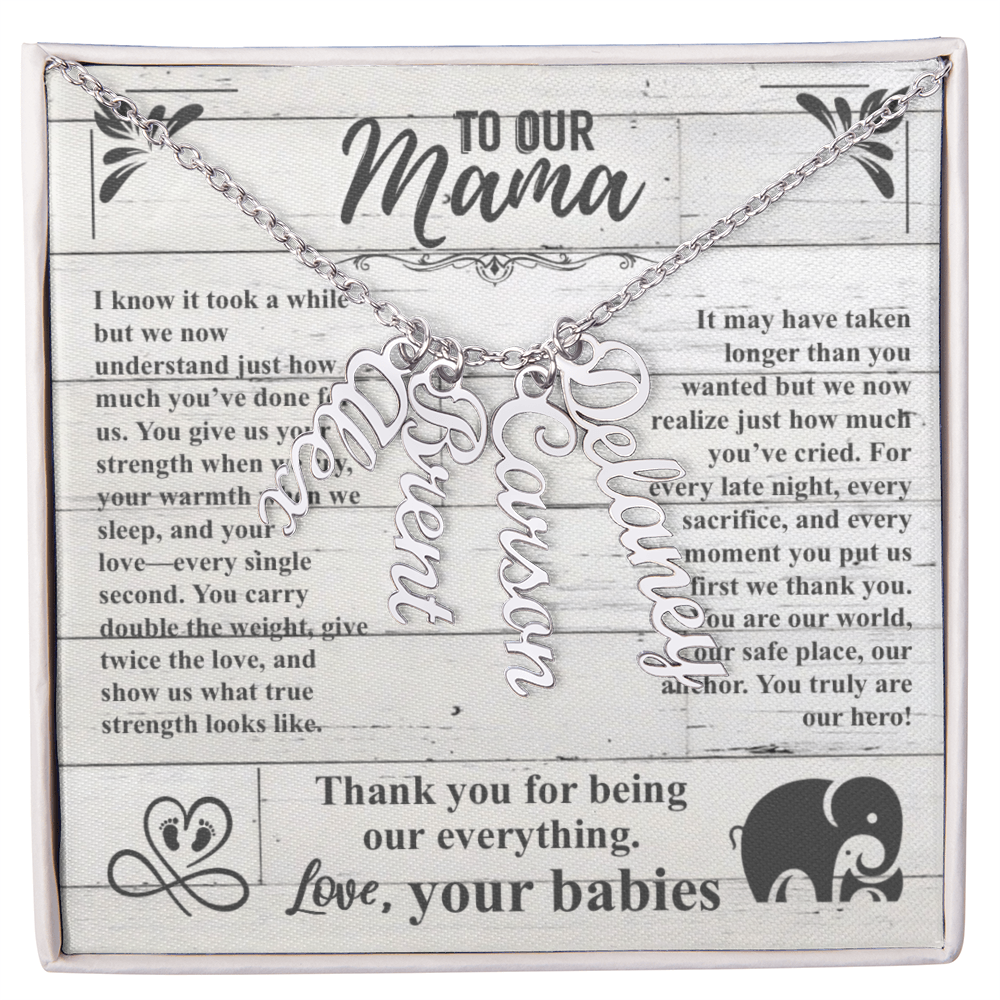 To Our Single Mama, Thank You For Being Our Everything!