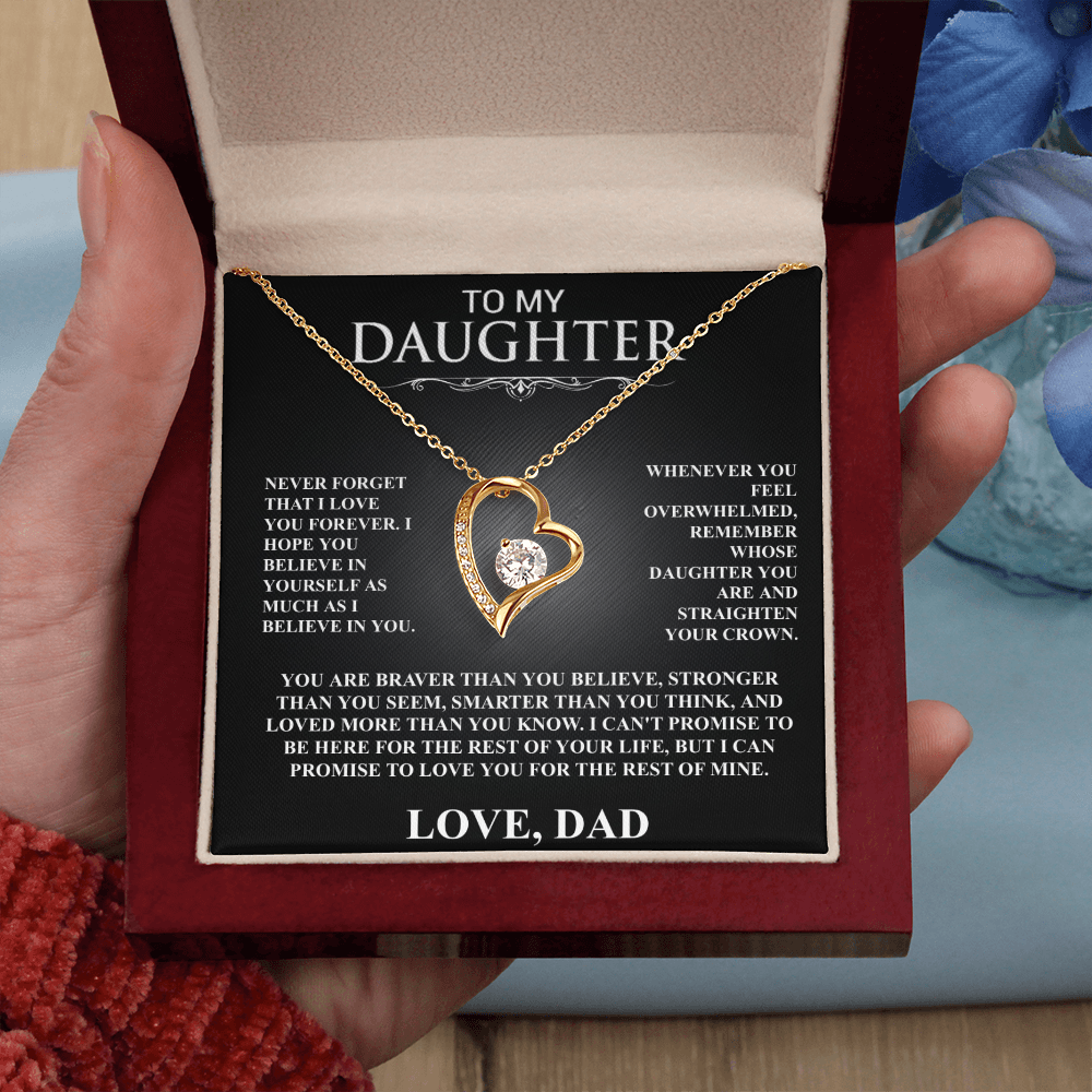 To My Daughter, I Will Love You For The Rest Of My Life