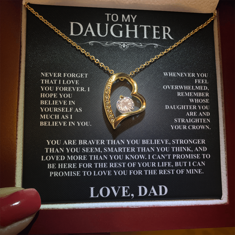 To My Daughter, I Will Love You For The Rest Of My Life