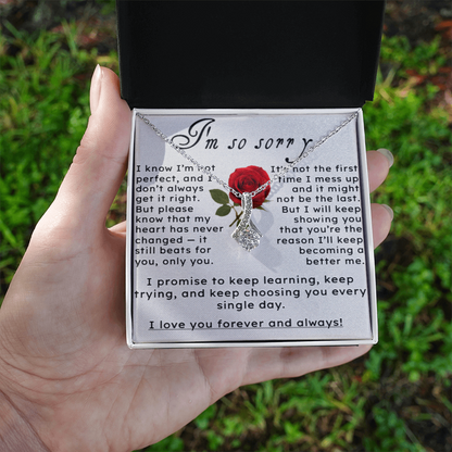 I'm So Sorry.. I Love You Forever and Always Pendant