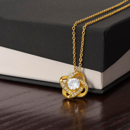 I'm So Sorry.. I Love You Forever and Always Love Knot Necklace