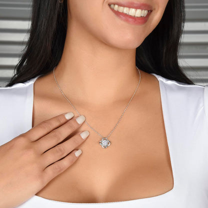 I'm So Sorry.. I Love You Forever and Always Love Knot Necklace