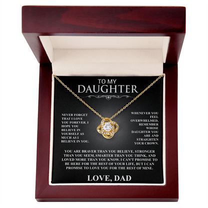 To My Daughter, I Will Love You For The Rest Of My Life