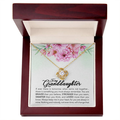 To My Granddaughter, Always Keep Me In Your Heart