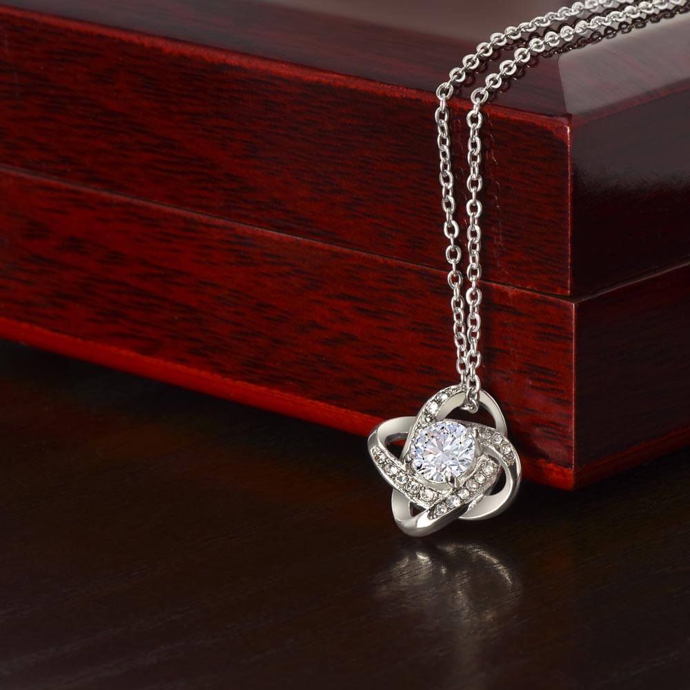 I'm So Sorry.. I Love You Forever and Always Love Knot Necklace