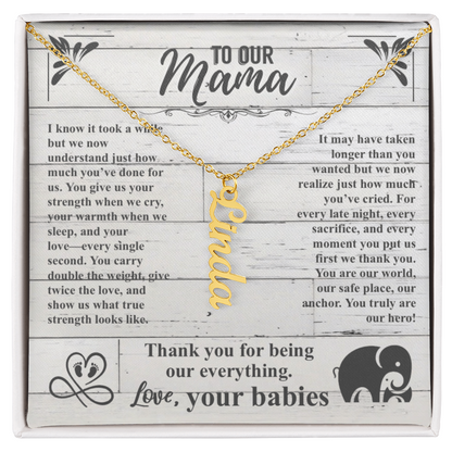To Our Single Mama, Thank You For Being Our Everything!
