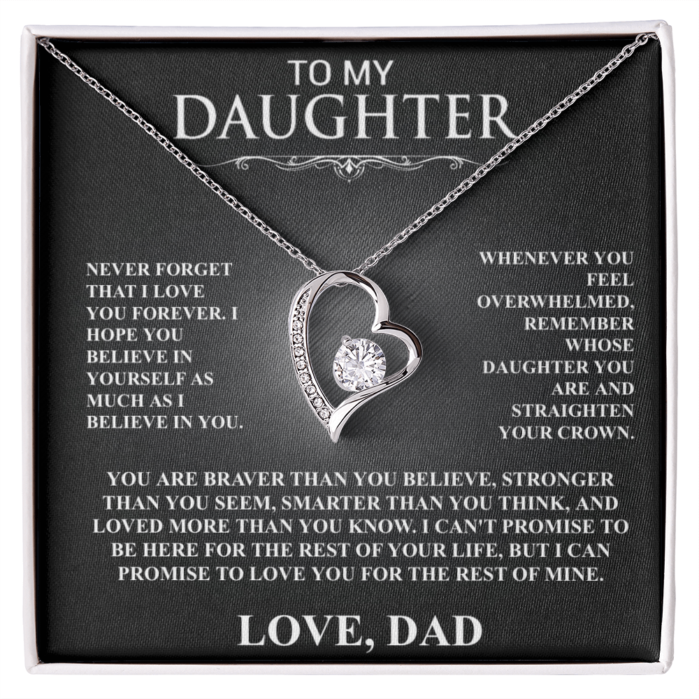 To My Daughter, I Will Love You For The Rest Of My Life