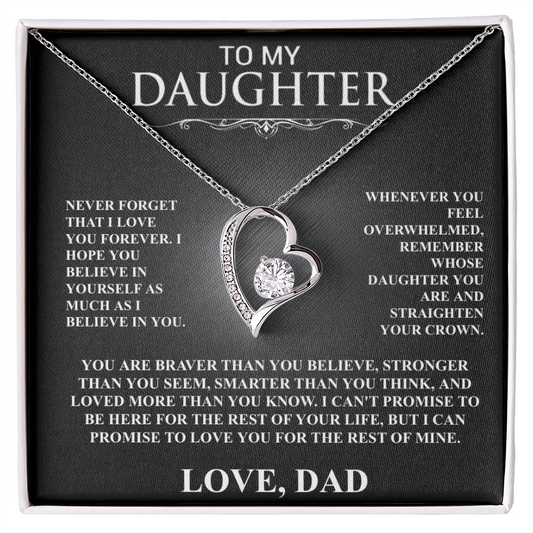 To My Daughter, I Will Love You For The Rest Of My Life