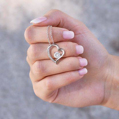 I'm So Sorry.. I Love You Forever and Always Heart Necklace