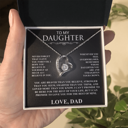 To My Daughter, I Will Love You For The Rest Of My Life
