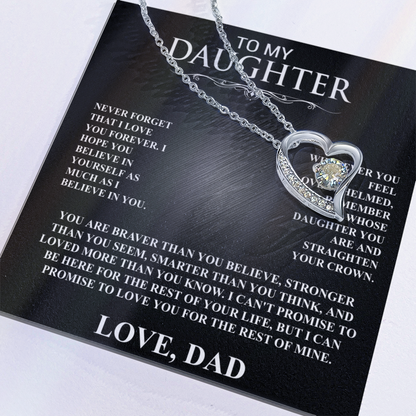 To My Daughter, I Will Love You For The Rest Of My Life