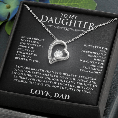 To My Daughter, I Will Love You For The Rest Of My Life