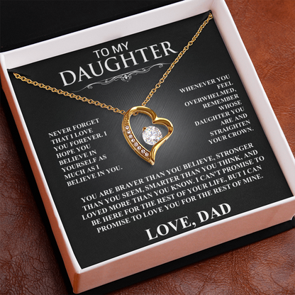To My Daughter, I Will Love You For The Rest Of My Life