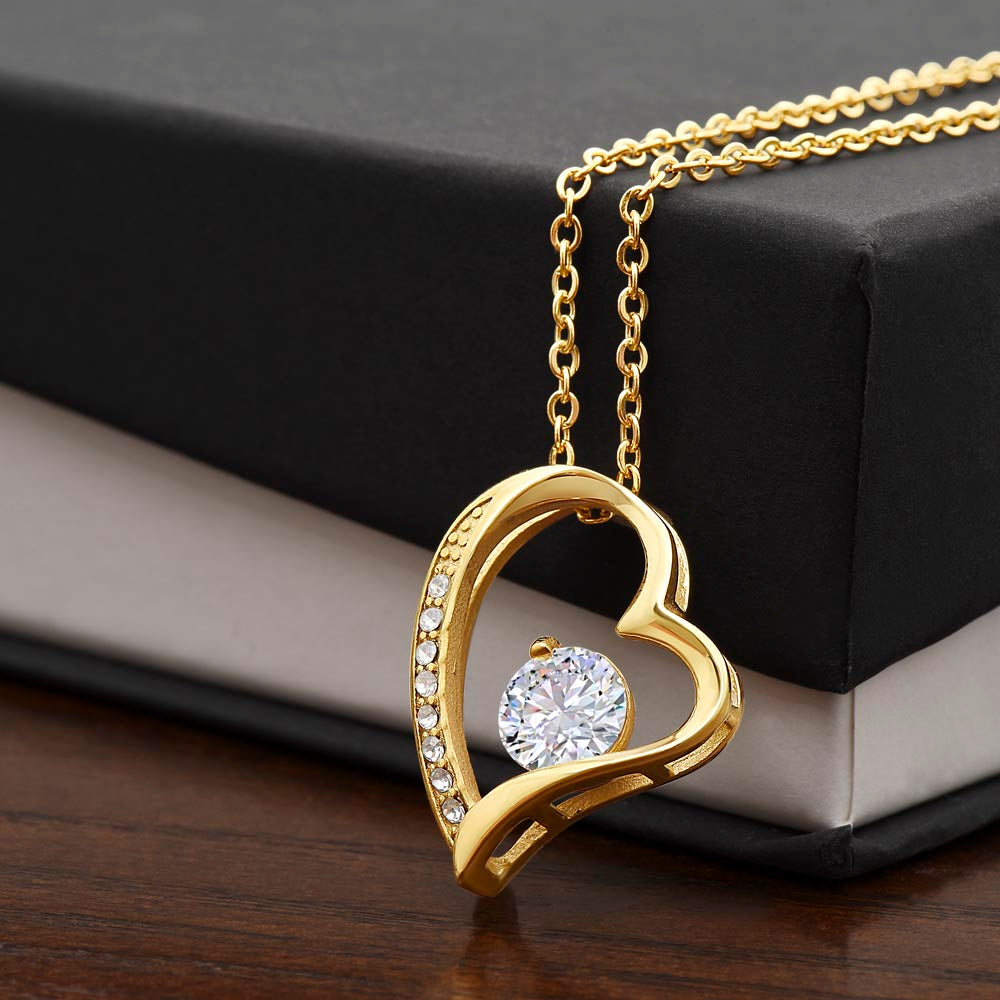 I'm So Sorry.. I Love You Forever and Always Heart Necklace