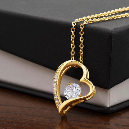 I'm So Sorry.. I Love You Forever and Always Heart Necklace