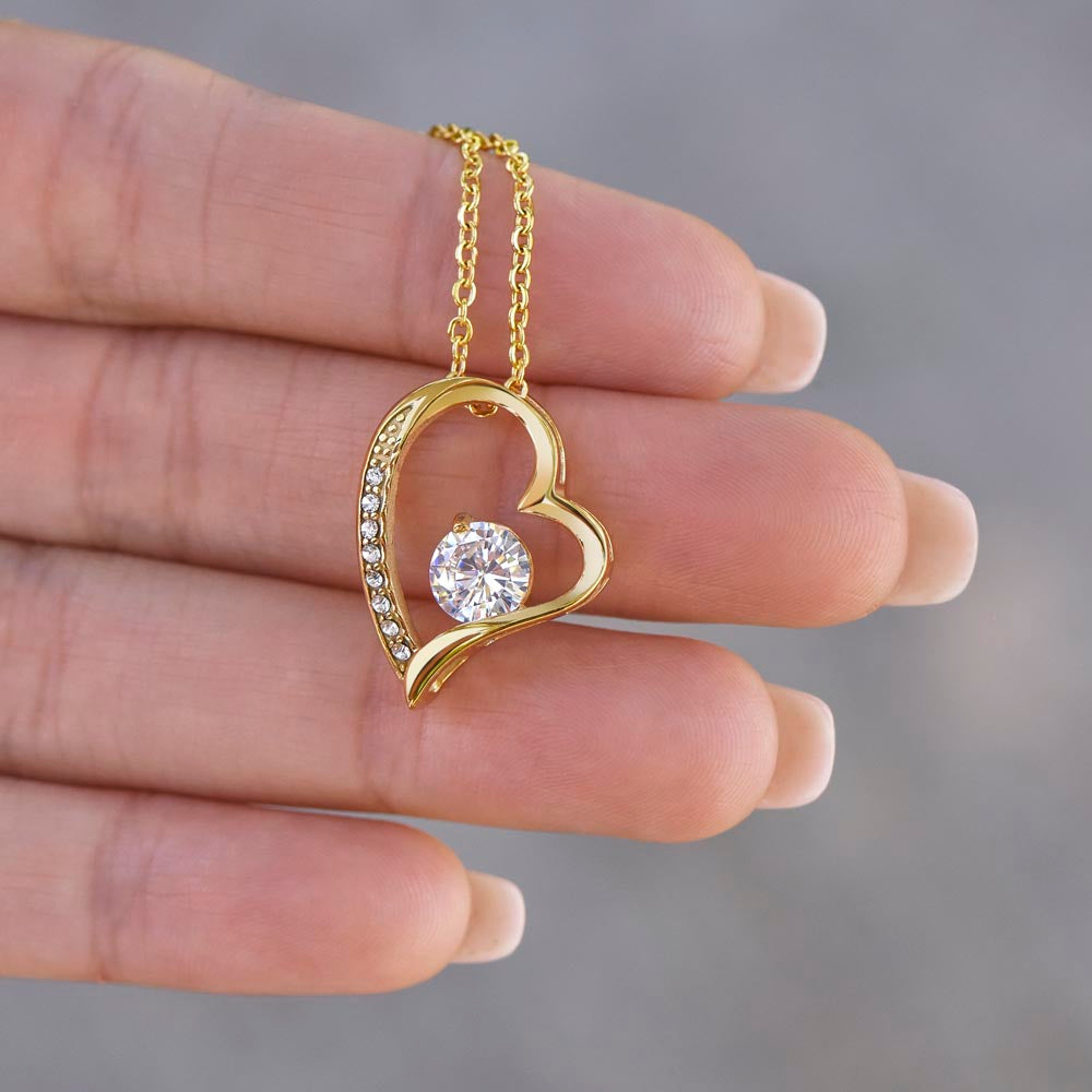 I'm So Sorry.. I Love You Forever and Always Heart Necklace