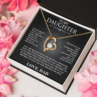 To My Daughter, I Will Love You For The Rest Of My Life