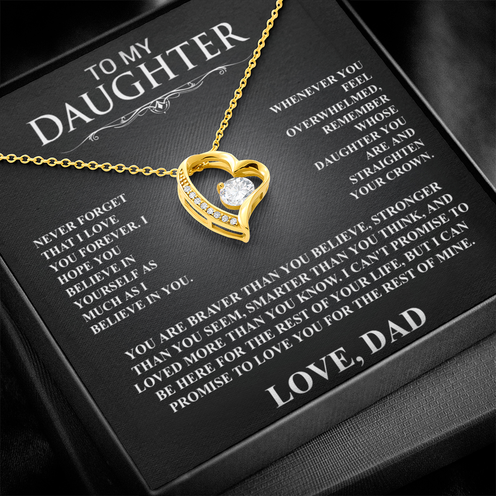 To My Daughter, I Will Love You For The Rest Of My Life