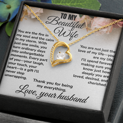 To My Beautiful Wife, Thank You For Being My Everything